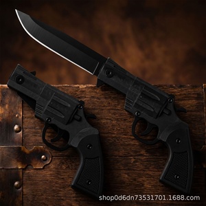 Nouveau <span class=keywords><strong>couteau</strong></span> pliant de survie de type revolver pour l'extérieur, avec lame en aluminium 3Cr13+, outil de camping, emballage en boîte - Product Image 3