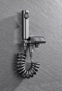 YF 2026 Kit <span class=keywords><strong>de</strong></span> pulverizador <span class=keywords><strong>de</strong></span> bidé <span class=keywords><strong>de</strong></span> latón con supercarga <span class=keywords><strong>de</strong></span> pulso, instalación sin perforaciones en pared, interruptor <span class=keywords><strong>de</strong></span> un toque, rociador <span class=keywords><strong>de</strong></span> inodoro para baño - Product Image 3