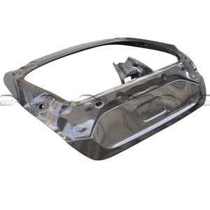 For Honda for Civic Type R FK7 FK8 Hatchback 2016+ Auto Tuning Carbon Fiber Rear Trunk Boot Lip <b>Splitters</b> New Condition - Product Image 4