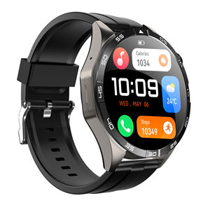 Montre connectée 4G avec système d'exploitation ouvert, caméra 200W, étanche IP67, pour <span class=keywords><strong>assistant</strong></span>, puce <span class=keywords><strong>de</strong></span> <span class=keywords><strong>niveau</strong></span> Snapdragon 8541E, écran AMOLED 1,43 pouces, moniteur <span class=keywords><strong>de</strong></span> fréquence cardiaque, NFC - Product Image 1