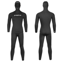 DIVESTAR grosir desain kustom berkerudung dua potong 3mm Neoprene tahan air ukuran Plus anti-bakteri perlindungan UV kualitas tinggi