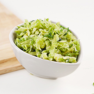 Nhà Sản Xuất Chuyên Nghiệp Chất Lượng Cao Khô Màu Xanh Lá Cây Bắp Cải Không Khí Khô Mất Nước Hàn Quốc Bắp Cải Mảnh - Product Image 2