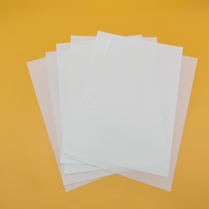 Cuộn giấy gói dùng một lần không chứa PFAS, chống dầu, in logo, 30g 35g 40g, bộ 5 tờ giấy chống dầu, cấp thực phẩm - Product Image 5