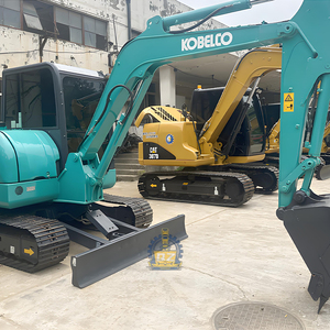 Escavatore Cingolato Idraulico Usato KOBELCO SK60, Struttura Compatta Mini SK 60 6T 6 Tonnellate, Motore <span class=keywords><strong>Diesel</strong></span> Isuzu, Escavatore di Seconda Mano - Product Image 4