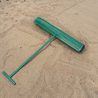 Outil de nettoyage de plage en acier au carbone fait à la main, râteau à sable portable avec personnalisation ODM, facile à utiliser