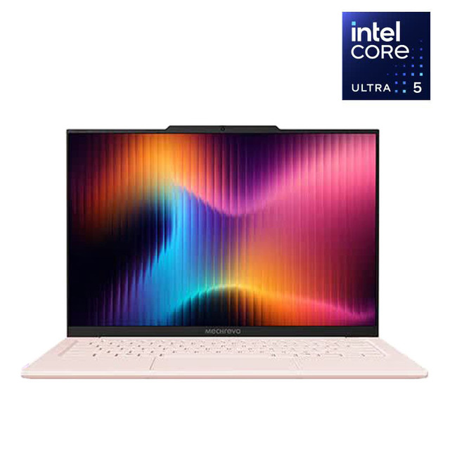 MECHREVO Unbounded 14 Laptop 14 Inch 1kg Ultra Lightweight Intel Core Ultra 5 226v 16G 1TB Win 11 Pink Metal Business Notebook