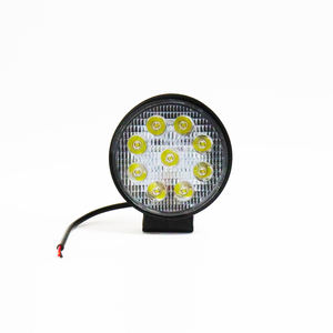 Luces DE TRABAJO LED de alta calidad de 12V y 27W, faros delanteros automáticos recién llegados para exteriores IP68 utilizados en tractores, coches redondos, vehículos de carretera - Product Image 2