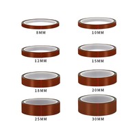 Ruban adhésif en silicone GOC Kapton PI Polyimide, rouleau d'isolation haute température pour la protection des composants électroniques