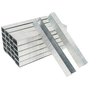 Qualité industrielle 1010J Cloueur Pneumatique 10mm Tige Lisse Brad Nails Meubles <span class=keywords><strong>Menuiserie</strong></span> Travail U Type Pack Fer Agrafe - Product Image 1