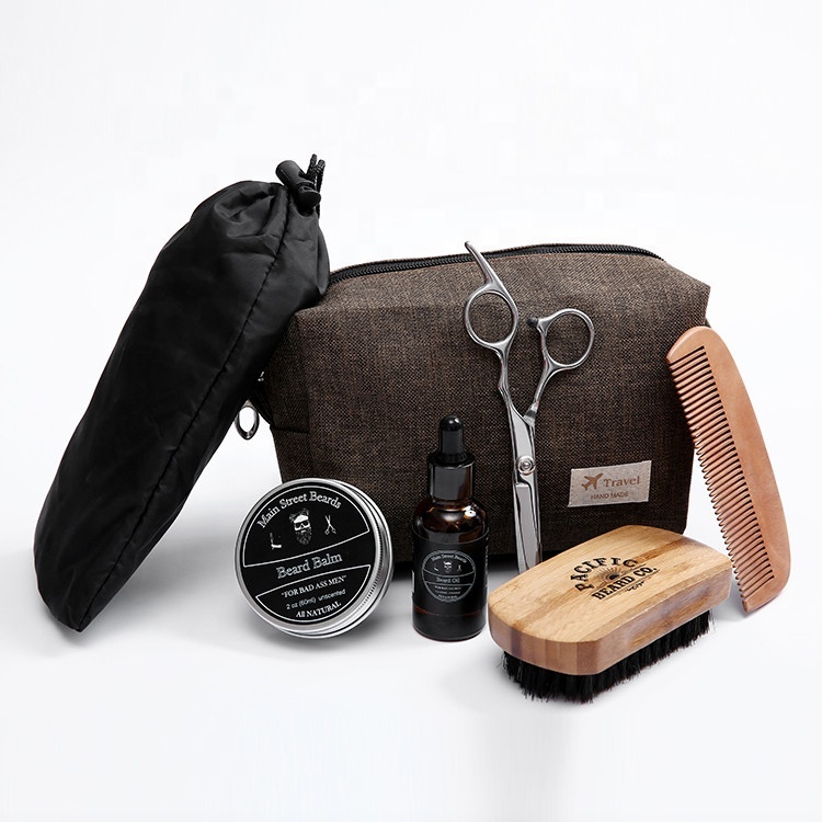 Custom 5 Pcs Wood Beard Care