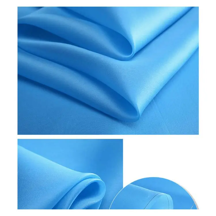 chinese plain natural mulberry silk 100% pure silk satin organza fabric