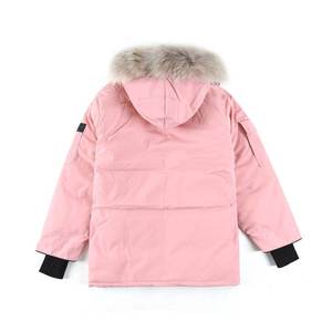 Veste matelassée d'hiver unisexe en toile décontractée de haute qualité 5A, à capuche, fermeture éclair, coupe-vent, rembourrage en coton - Product Image 1