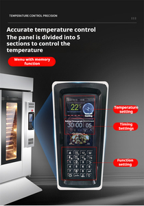 2025 mô hình mới nhất 15-Tấm Hot Air xoay lò thuận tiện công suất lớn bánh mì nướng với thuận tiện sử dụng điều kiện mới - Product Image 5