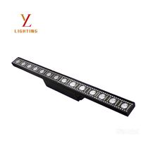 14 pièces Projecteur LED matriciel 3-en-1 DMX RDM sans scintillement avec gradation PWM 10KHz, faisceau, wash et stroboscope pour scène