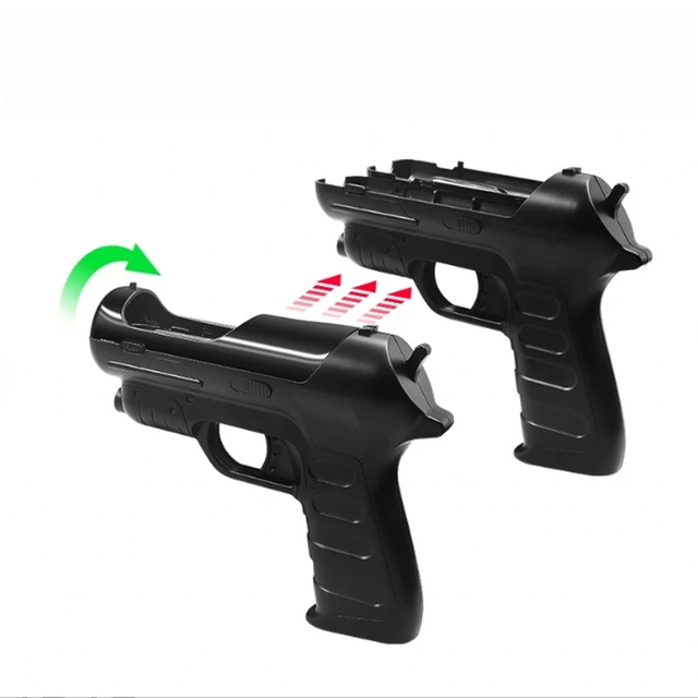 Motion Sensing Game Light Gun Set of 2 for playstation 3 PS3/PS4 VR Controller Game Shooting Stock PS MOVE Controller