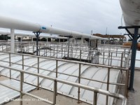 Couverture de réservoir d'égout en fibre de verre FRP légère et haute résistance certifiée ISO9001 de la marque RUNLIN, pour fossés de drainage, découpe et pliage fluides