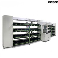Sistema de Clasificación Automatizado de Alimentos con Distribución Circulante RGV de Alto Rendimiento y Conexión WCS con Estructura de Acero al Carbono