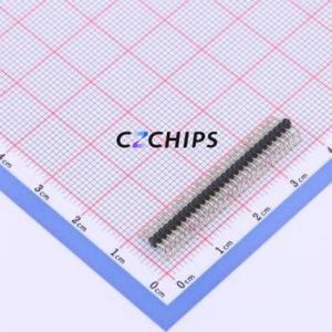 X1311WR-29J-C26D40 Pin Header Bent Lead Through Hole,P=1.27mm Connector 1x29P 1.27mm 1.27mm Pin Header - Product Image 1