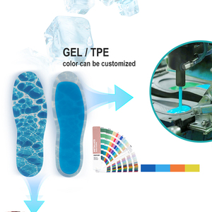 Semelles 99insoles personnalisées avec logo, gel rafraîchissant d'été, respirantes en soie glacée pour femmes (<span class=keywords><strong>pieds</strong></span> nus), absorbant la transpiration, pour l'entraînement masculin - Product Image 2
