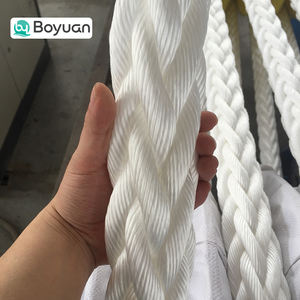Corda Marina Bianca in PP a 8 Fili, Treccia per <span class=keywords><strong>Ormeggio</strong></span> Offshore, Corda Multifilamento in Polipropilene per Navi - Product Image 1