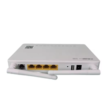Enrutador WIFI de segunda mano F450 2,0 3,0 EPON ONU FTTH módem 1GE + 3FE + WIFI inglés Firmware F460 antena externa para todos los Olt