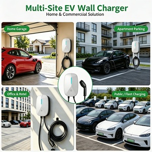 Fabrication directe d'usine, 20 ans d'expérience, borne de recharge murale pour véhicules électriques sur mesure 7-22 kW, 32 A, 380 V, type 2, étanche IP66, garantie 18 mois, certifiée CE - Product Image 2