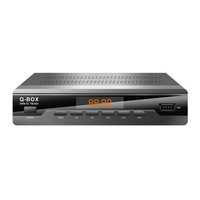 Décodeur Android 15 Quad Core Amlogic S905W en gros, Récepteur HD 1080P H264 DVB-T2 Wi-Fi pour Boîtier Décodeur Ethernet Q-Box