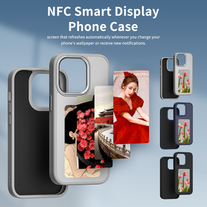 Ai eink เคสสมาร์ทแอป NFC, เคสโทรศัพท์มือถือหน้าจอรีเฟรชสำหรับ <span class=keywords><strong>iPhone</strong></span> 16PLUS 16 15 13 12 16Pro ปกหลังสุดมีหน้าจอ4สี - Product Image 3