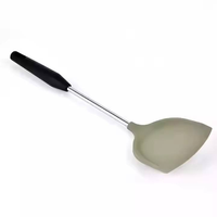Spatule de cuisine en silicone à long manche, antiadhésive, résistante à la chaleur, compatible lave-vaisselle et alimentaire, ustensile de cuisine