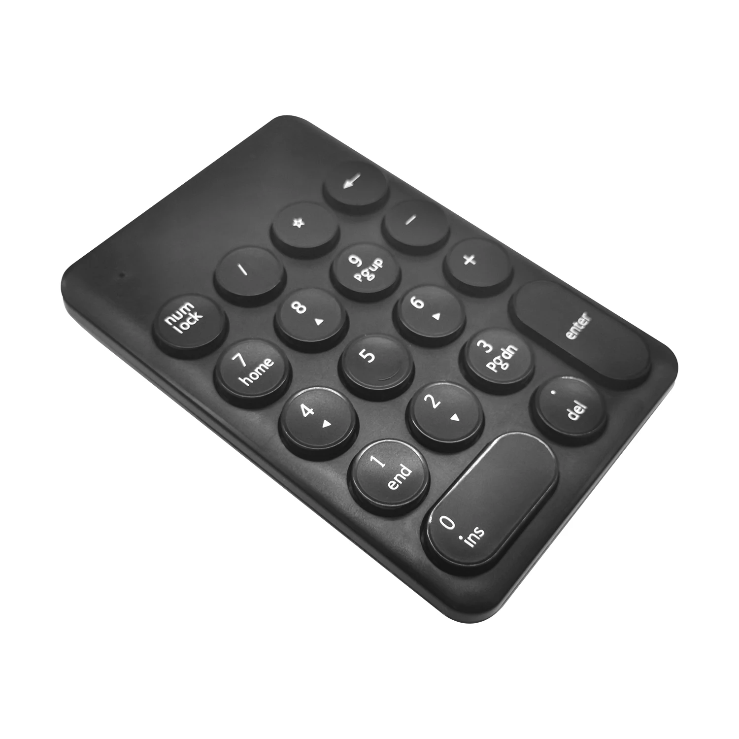 Pavé numérique sans fil, clavier numérique sans fil mince 2.4G 18 touches clavier numérique sans fil avec nano-récepteur pour ordinateur portable, PC