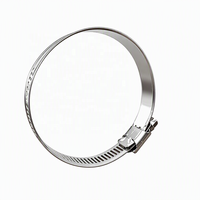 Collier de serrage à vis sans fin de type américain en acier inoxydable 8 mm 12,7 mm, bande perforée réutilisable, anti-fuite pour radiateur et chauffage