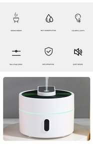 Cool Mist Small Night Light Humidificador Phonophone Record Design Difusor, Home Room Scent Difusor de aceites esenciales - Product Image 4