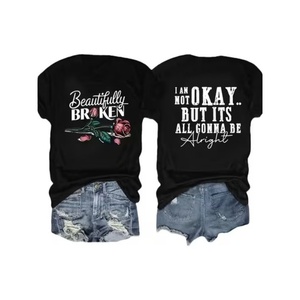 Camisetas Unisex de Alta Calidad, Tallas Estadounidenses, para Mujer, Casuales, MOQ Bajo, Colores en Existencia, 100% Algodón, Tejido Personalizado, Ecológicas, Lisas - Product Image 1