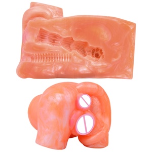 Fantasy Cat-Style Realistic Anal Masturbator with Dual Hole, <b>Vibrating</b> & Non-<b>Vibrating</b> Options, Wholesale Adult Toy - Product Image 5