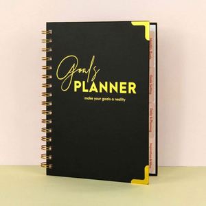 Carnet de notes/agenda 2025 A5 personnalisé avec logo imprimé, couverture rigide en papier, reliure spirale, coffret cadeau - Product Image 4