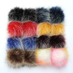 批发时尚仿皮草Pom配件狐狸毛绒Pom Pom皮草 - Product Image 2