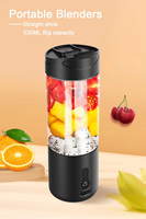 Dropshipping Mini portabel isi ulang listrik buah Smoothie Juicer Blender cangkir