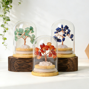 Arbre à Argent en Cristal Naturel avec Éclats de Pierres Précieuses en Gros pour la Décoration - Product Image 3