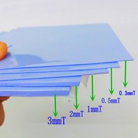 Coussin en Silicone à Conduction thermique LED, coussin chauffant en Silicone pour dissipateur de chaleur avec une bonne conductivité thermique