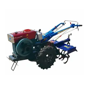 El iki tekerlekli traktör motocultor 20hp güç yeke tarım çiftlik kişisel tarım makinesi