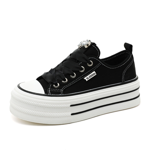 LYKU 2026 Tendance Mode Été Automne Chaussures Décontractées Sportives à Plateforme Rehaussante avec Strass pour Femmes et Étudiantes Fabriquées en Chine - Product Image 4