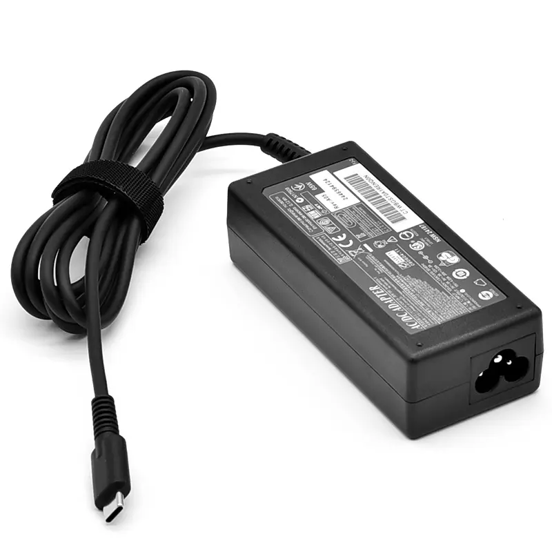 İndirim fiyat HP 65W 20V Notebook USB tip C AC güç adaptörü Laptop şarj cihazı dizüstü aksesuarları için HP dizüstü pil şarj cihazı