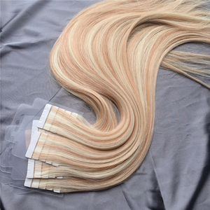 Extensions de cheveux invisibles à bandes adhésives miniatures en tissu russe doublement étiré, 100 % cheveux humains européens, vente en gros - Product Image 2