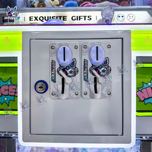 Mesin Capit Boneka Logam 4 Pemain Murah Grosir, Lampu Warna-warni, Gaya Baru untuk Taman Hiburan, Permainan Koin, Mesin Capit Boneka Plush - Product Image 5