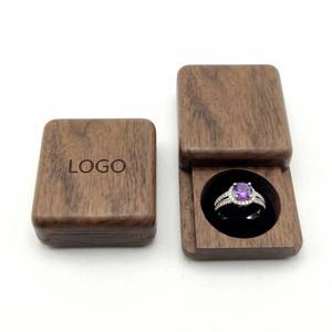Small Wooden Jewelry <b>Box</b> Wooden sliding pocket <b>ring</b> <b>box</b> Wood proposal <b>ring</b> holder Slim <b>ring</b> <b>box</b> handmade - Product Image 5