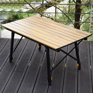 Mesa Plegable Portátil de Aleación de Aluminio para Exteriores, Mesa de Picnic Metálica para Campamento - Product Image 5
