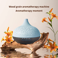 Dropshipping Diffuseur d'arômes ultrasonique à grain de bois de grande capacité Oignon Diffuseur d'huile essentielle de parfum de maison sculpté coloré