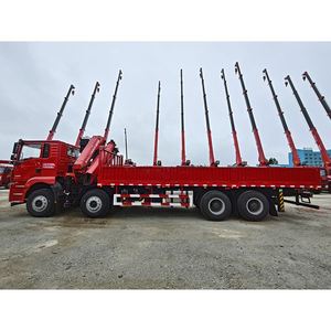Shacman Delong 8x4 16 Ton Folding <b>Arm</b> <b>Lorry</b> <b>Crane</b> Integrated Lifting and Transportation Truck - Product Image 3