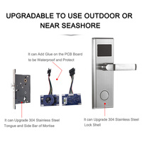 Sistema de Gestión Hotelera Inteligente sin Llave, Cerradura Electrónica para Puerta con Tarjeta IC T5577, Cerraduras para Habitaciones de Hotel