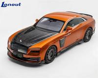 Kit carrosserie style M en fibre de carbone sèche : Lame avant, diffuseur arrière, aileron arrière, jupes latérales, aération de capot et de garde-boue pour Rolls-Royce Spectre